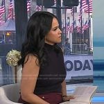 Laura’s burgundy pants on Today
