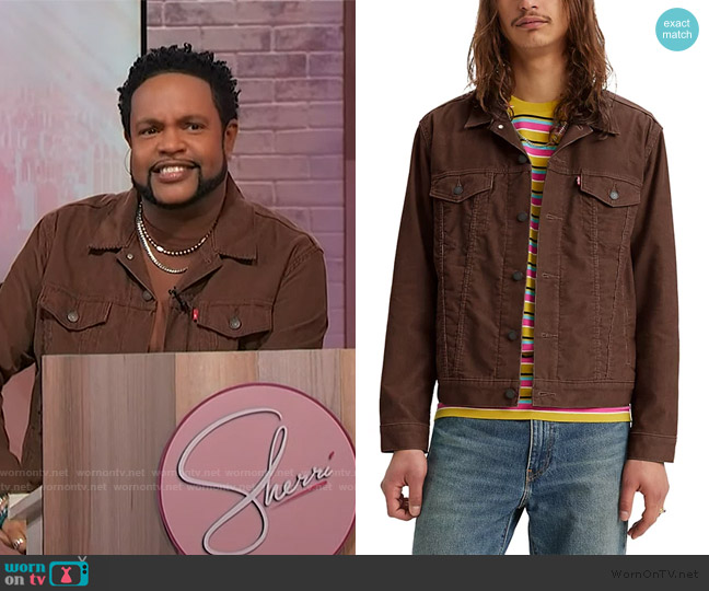 Levi's Fondue Denim Trucker Jacket worn by Jawn Murray on Sherri