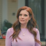 Maddie’s lilac sweater on Sweet Magnolias