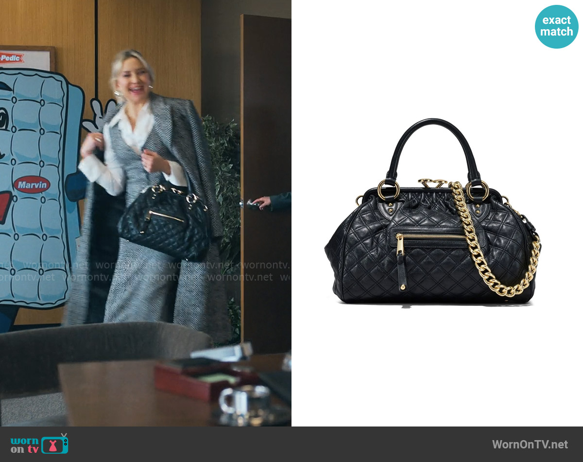 Marc Jacobs Quilted Leather Stam Bag worn by Isla Gordon (Kate Hudson) on Running Point
