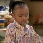 Maya’s pink floral top on Poppas House