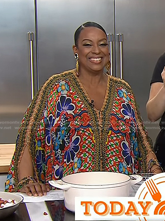 Melba Wilson’s floral kaftan on Today