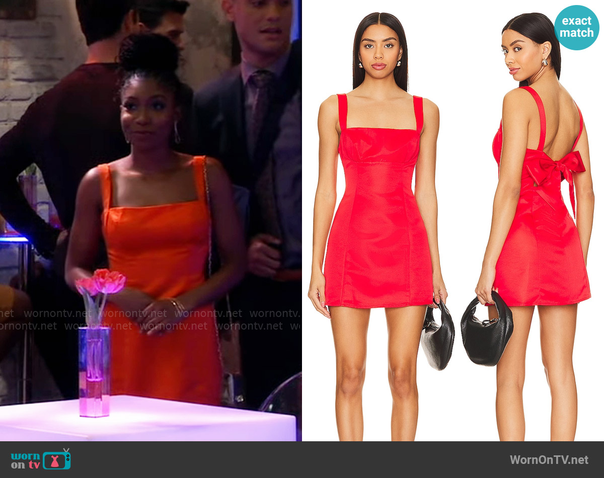 More To Come Malia Dress worn by Trina Robinson (Tabyana Ali) on General Hospital