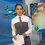 Morgan’s layered ribbed dress on NBC News Daily
