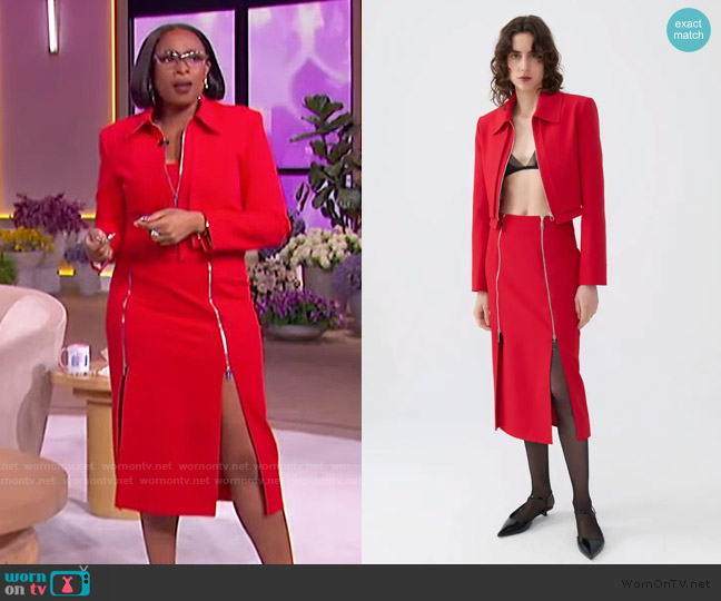 Nocturne Shoulder Pad Jacket worn by Jennifer Hudson on The Jennifer Hudson Show