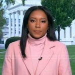 Rachel’s pink coat on Good Morning America