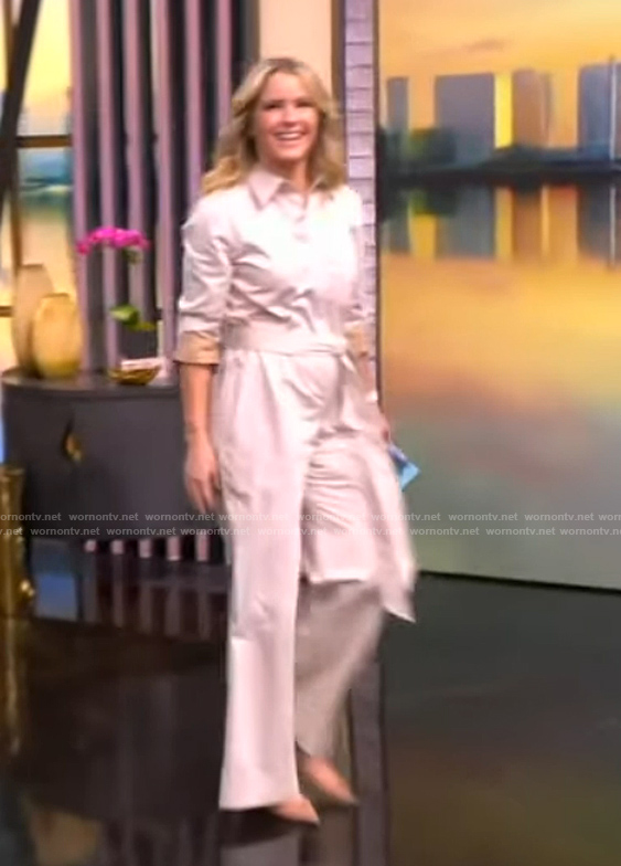 Sara’s belted jumpsuit on The View