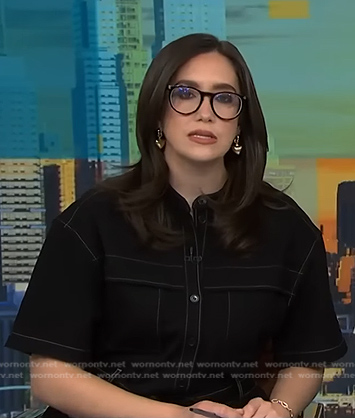 Savannah’s black utility jumpsuit on NBC News Daily