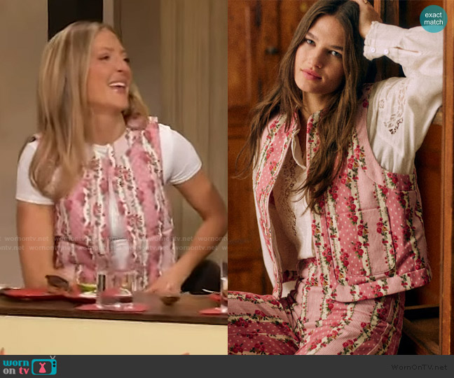 Sezanne Tadeo Jacket worn by Sarah Fennel on The Drew Barrymore Show