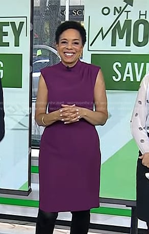 Sharon Epperson’s purple dress on Today