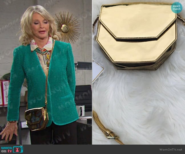 Shiraleah Bea Crossbody worn by Hattie Adams (Deidre Hall) on Days of our Lives