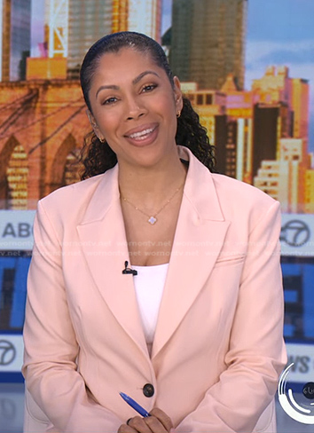 Shirleen’s pink blazer on Good Morning America