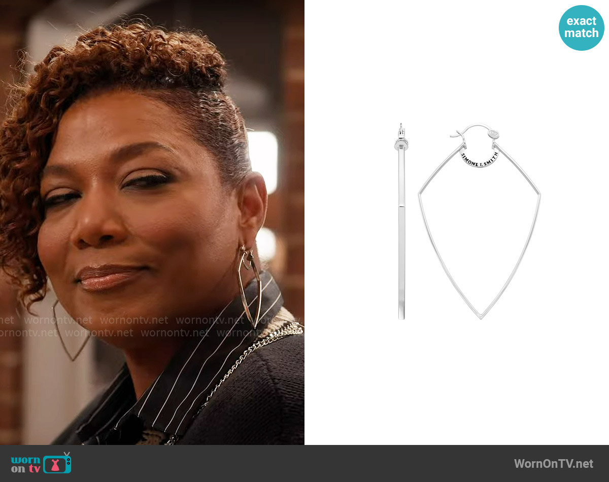 Simone I. Smith Fearless Hoops worn by Robyn McCall (Queen Latifah) on The Equalizer
