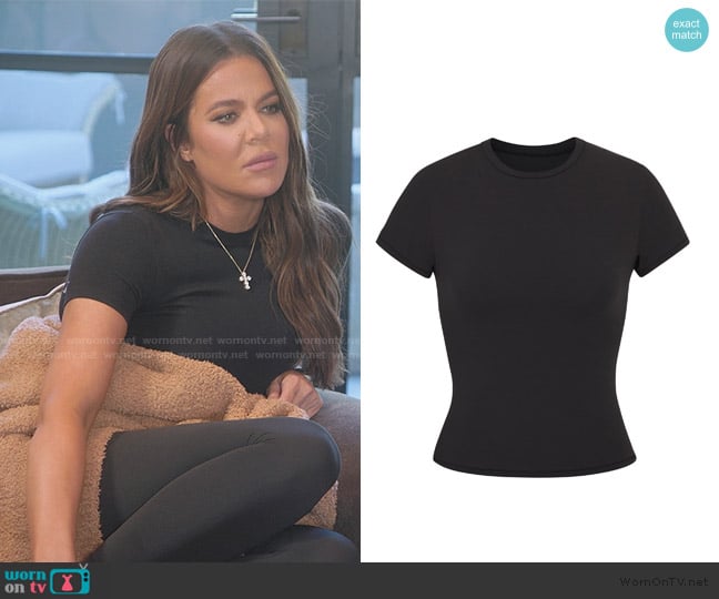 Skims T-Shirt worn by Khloe Kardashian (Khloe Kardashian) on The Kardashians