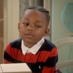 Trey’s red striped rugby shirt on Poppas House