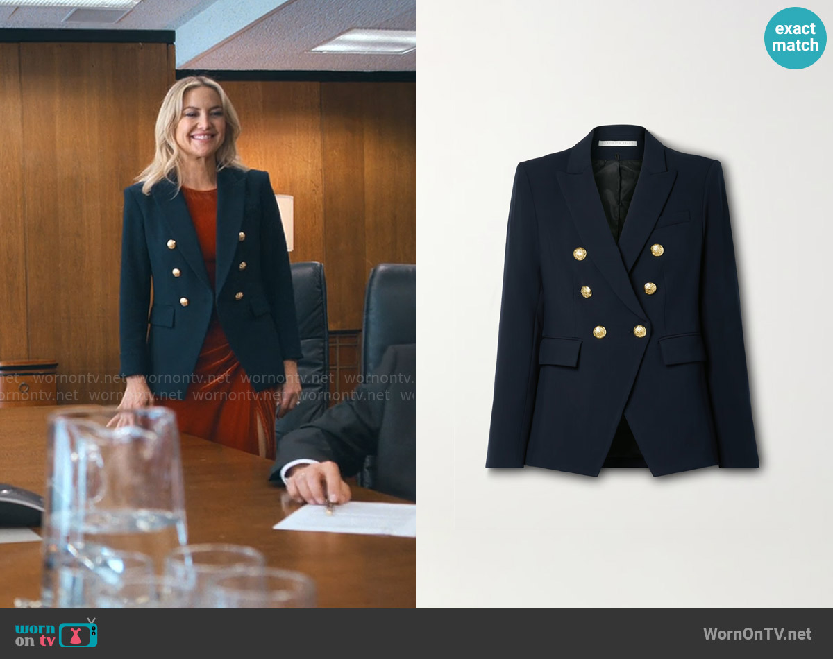 Veronica Beard Miller Blazer worn by Isla Gordon (Kate Hudson) on Running Point