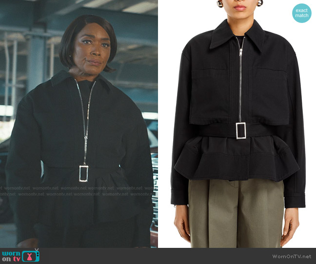 3.1 Phillip Lim Double Layered Utility Jacket worn by Athena Grant (Angela Bassett) on 9-1-1