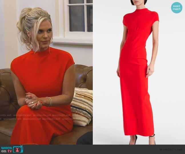 Alaia Cutout jersey maxi dress worn by Madison LeCroy on Southern Charm
