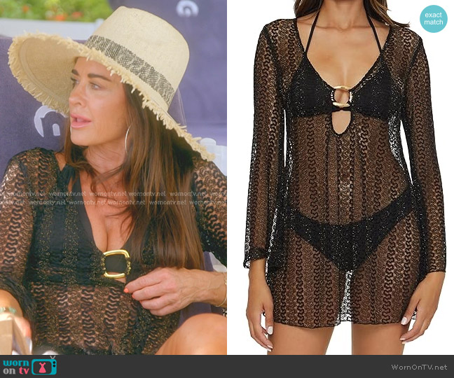 Becca Crochet Tunic worn by Kyle Richards on The Real Housewives of Beverly Hills