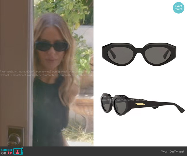 Bottega Veneta BV1031S Sunglasses worn by Dorit Kemsley on The Real Housewives of Beverly Hills