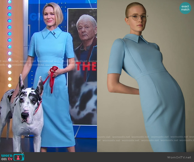 Emilia Wickstead Pre-Fall 2025 Collection worn by Naomi Watts on Good Morning America