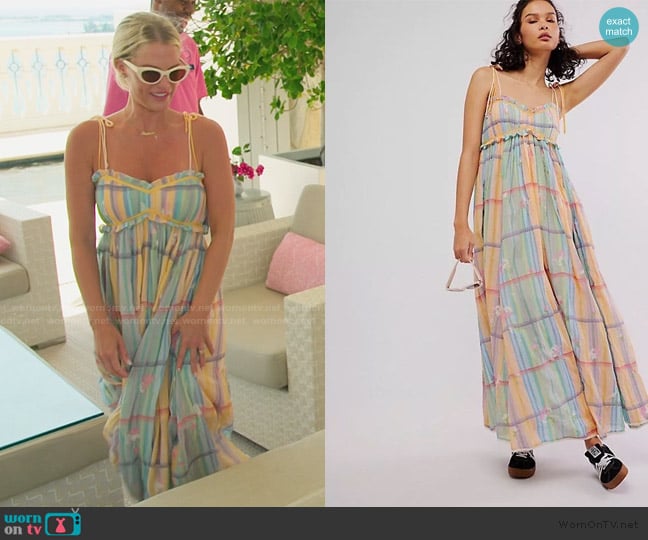 Free People Willow Maxi Dress worn by Madison LeCroy on Southern Charm