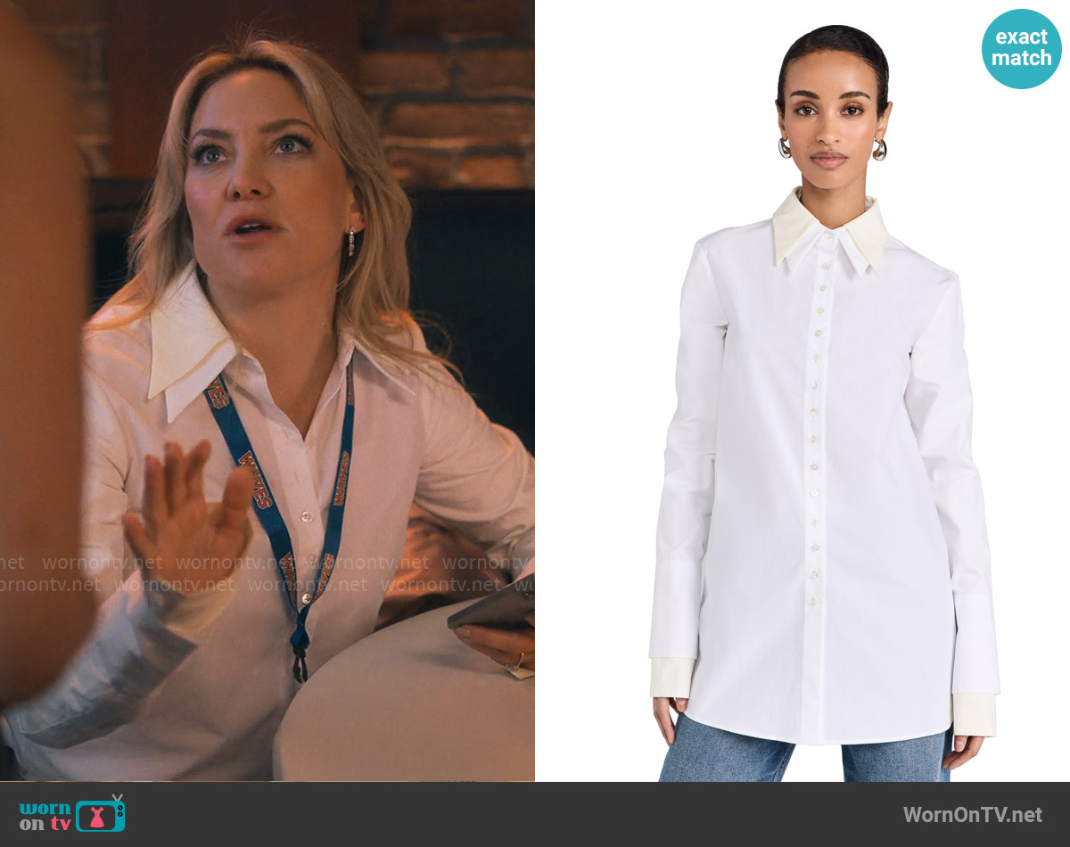 Interior The Nuno Top worn by Isla Gordon (Kate Hudson) on Running Point