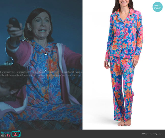 Johnny Was Carly Pajama Set worn by Elsbeth Tascioni (Carrie Preston) on Elsbeth