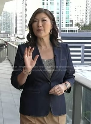 Juju’s denim blazer on Good Morning America