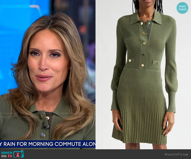 Veronica Beard Lauper Dress worn by Rhiannon Ally on Good Morning America