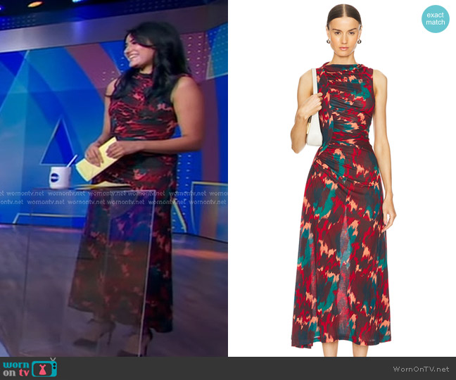 Ulla Johnson Livia Dress worn by Reena Roy on Good Morning America