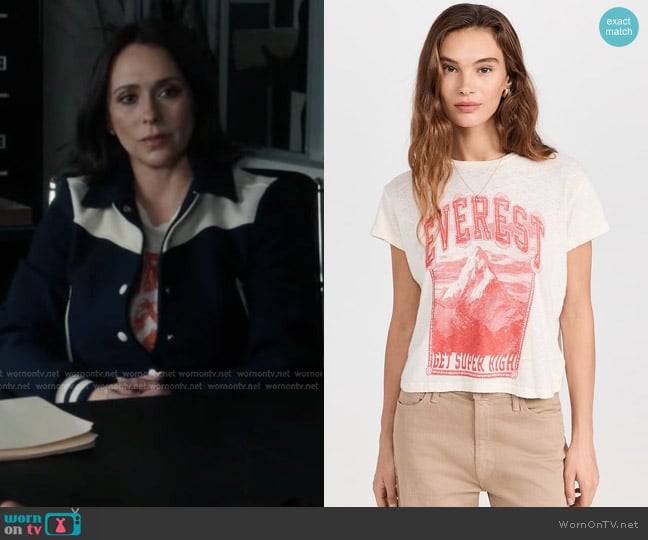 Mother The Sinful Tee in Get Super High worn by Maddie Kendall (Jennifer Love Hewitt) on 9-1-1