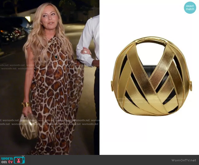 Perrin Paris Small Ball Bag worn by Sutton Stracke on The Real Housewives of Beverly Hills