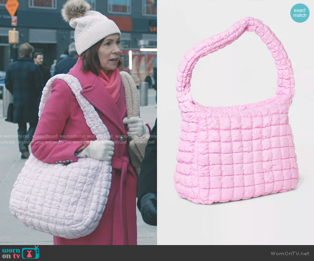 Wild Fable Puffer Hobo Bag worn by Elsbeth Tascioni (Carrie Preston) on Elsbeth