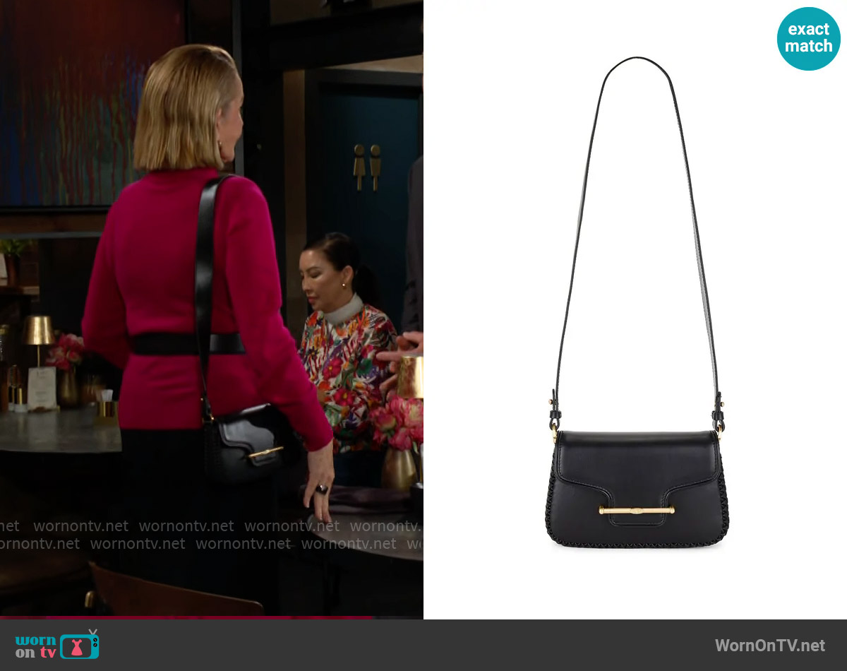 Sancia Estrela Clutch worn by Nikki Reed Newman (Melody Thomas-Scott) on The Young and the Restless