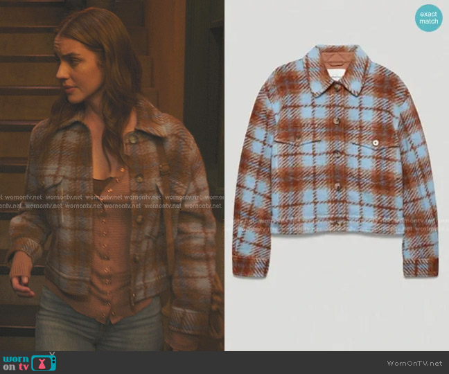 Wilfred Free Autumn Shirt Jacket worn by Jules Millin (Adelaide Kane) on Greys Anatomy