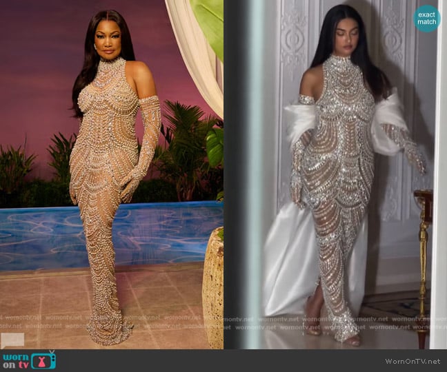 by Yousef Al Jasmi worn by Garcelle Beauvais on The Real Housewives of Beverly Hills