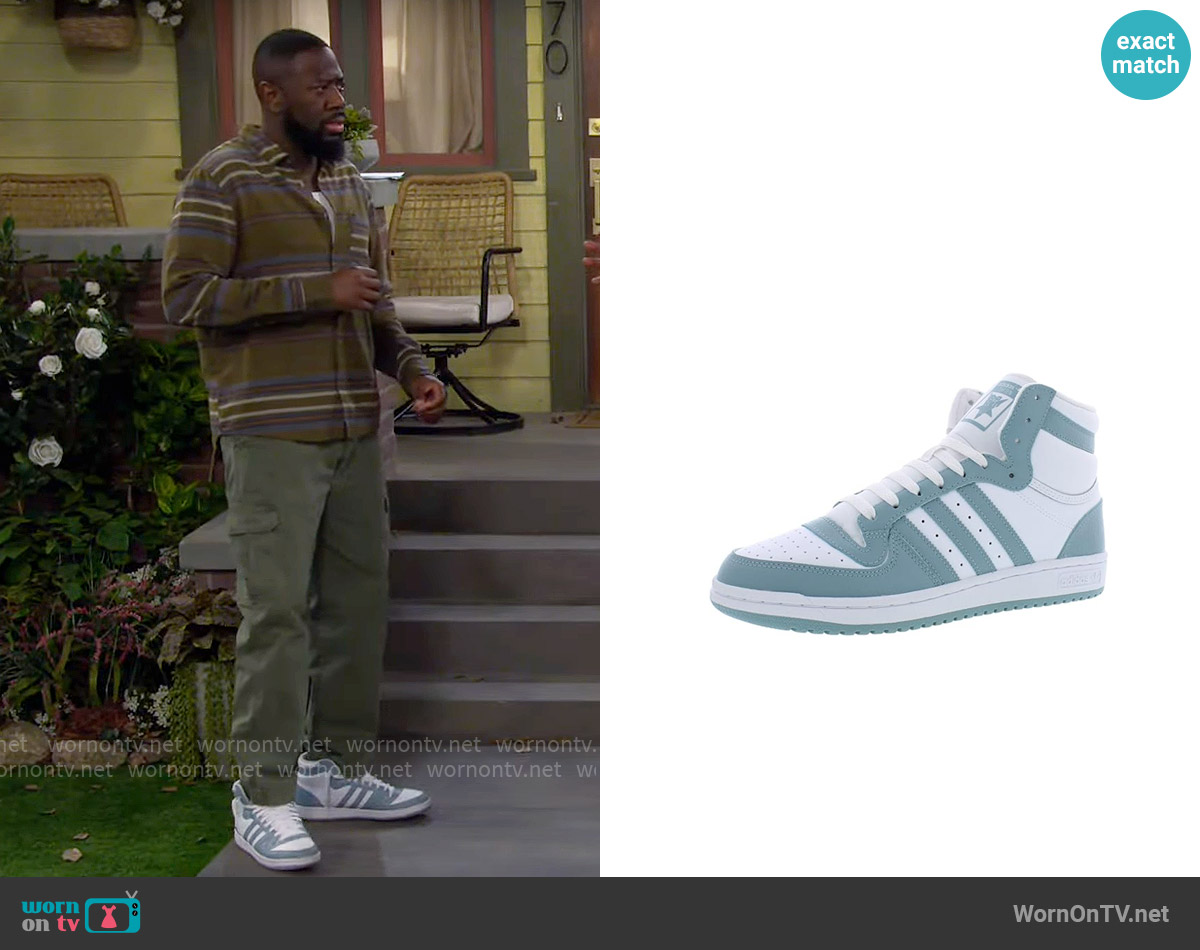 Adidas Top Ten Rb worn by Malcom (Sheaun McKinney) on The Neighborhood