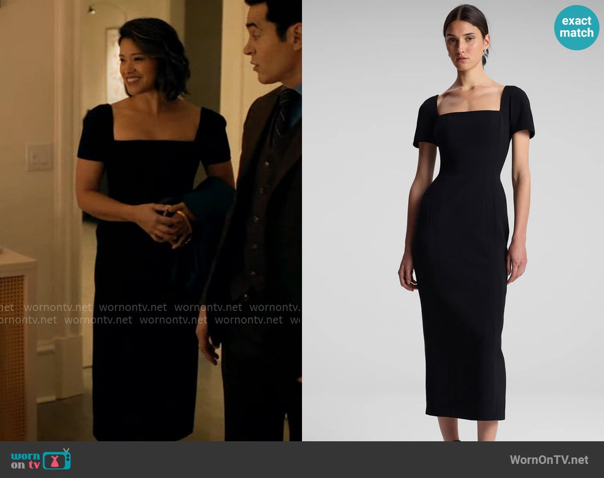 A.L.C. Elvie Dress worn by Marion Alba (Gina Rodriguez) on Will Trent