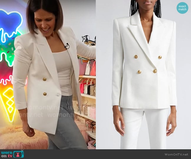 Alice + Olivia Anthony Blazer worn by Dana Jacobson on CBS Mornings