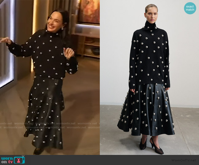 Altuzarra 2025 Fall Winter Collection worn by Gal Gadot on The Drew Barrymore Show