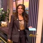 Alyssa’s brown blazer and shorts on The View