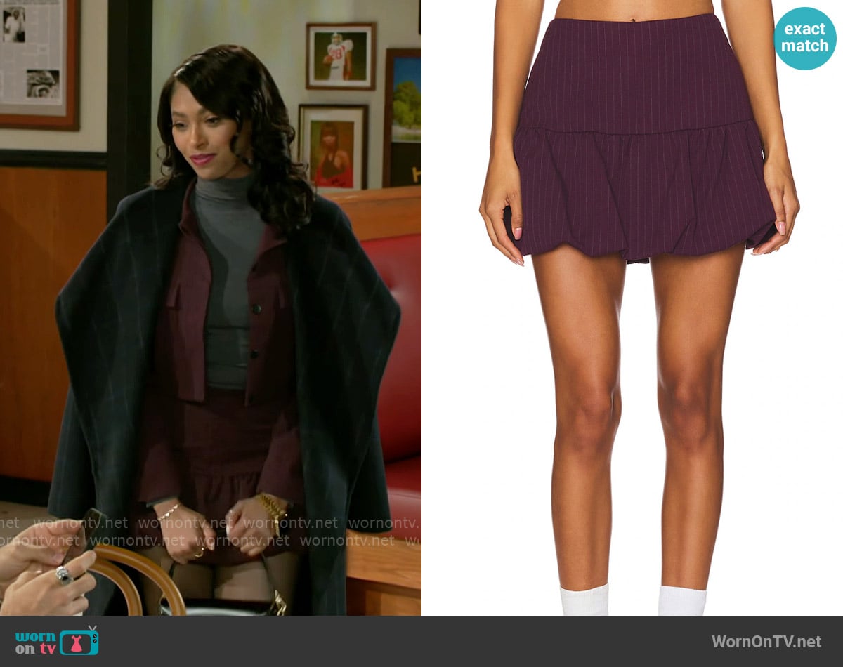 Amanda Uprichard Bonaire Skort worn by Kat Richardson (Colby Muhammad) on Beyond the Gates