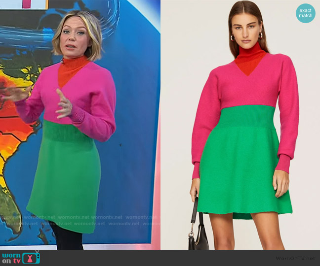 Amur Akila Sweater Dress worn by Dylan Dreyer on Today