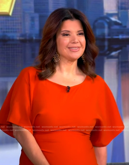 Ana’s red dress on The View