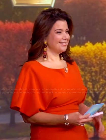 Ana’s red dress on The View