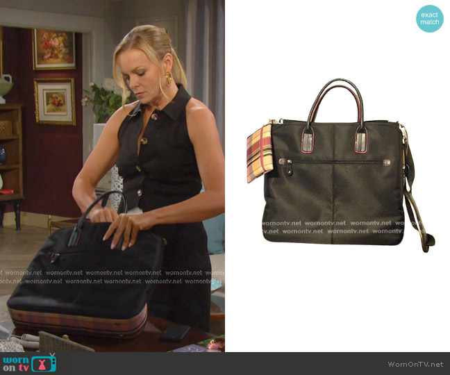 Targus Laptop Case Tote Bag worn by Belle Brady (Martha Madison) on Days of our Lives