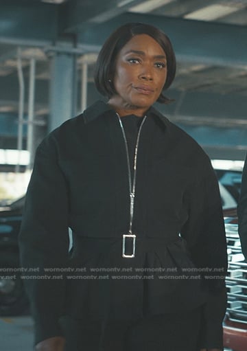 Athena’s black belted jacket on 9-1-1
