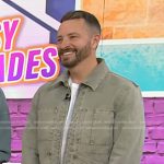 Barry Bordelon’s grey denim zip jacket on Today
