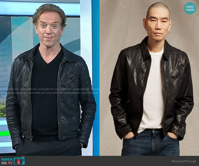 Billy Reid Blake Jacket worn by Damian Lewis on Today